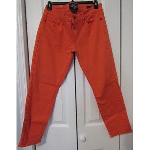 Lucky Brand Zoe Straight Crop Jean Coral Sz 8/29